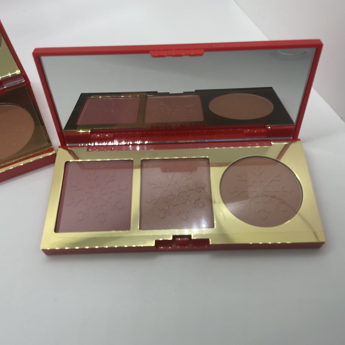 NEW ESTEE LAUDER "Enchanted Glow" Pure Color Envy Cheek Palette- Set of 3