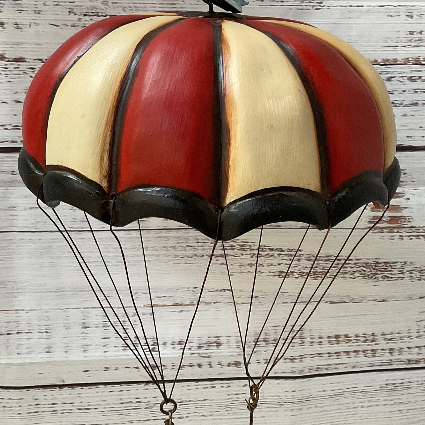 VTG. ALLAN AGOHAB Hand Painted Parachute Hanging Clown - 12"