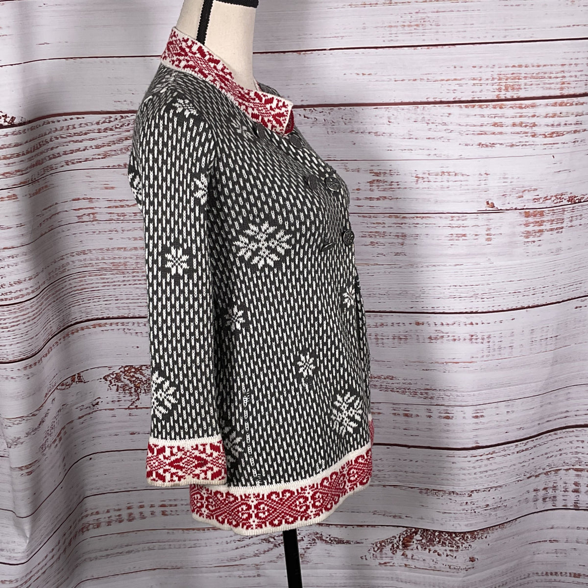 TAHARI Girls Double Breasted Cardigan Sweater- SZ 6X
