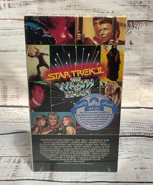 Star Trek II The Wrath of Khan New Sealed VHS