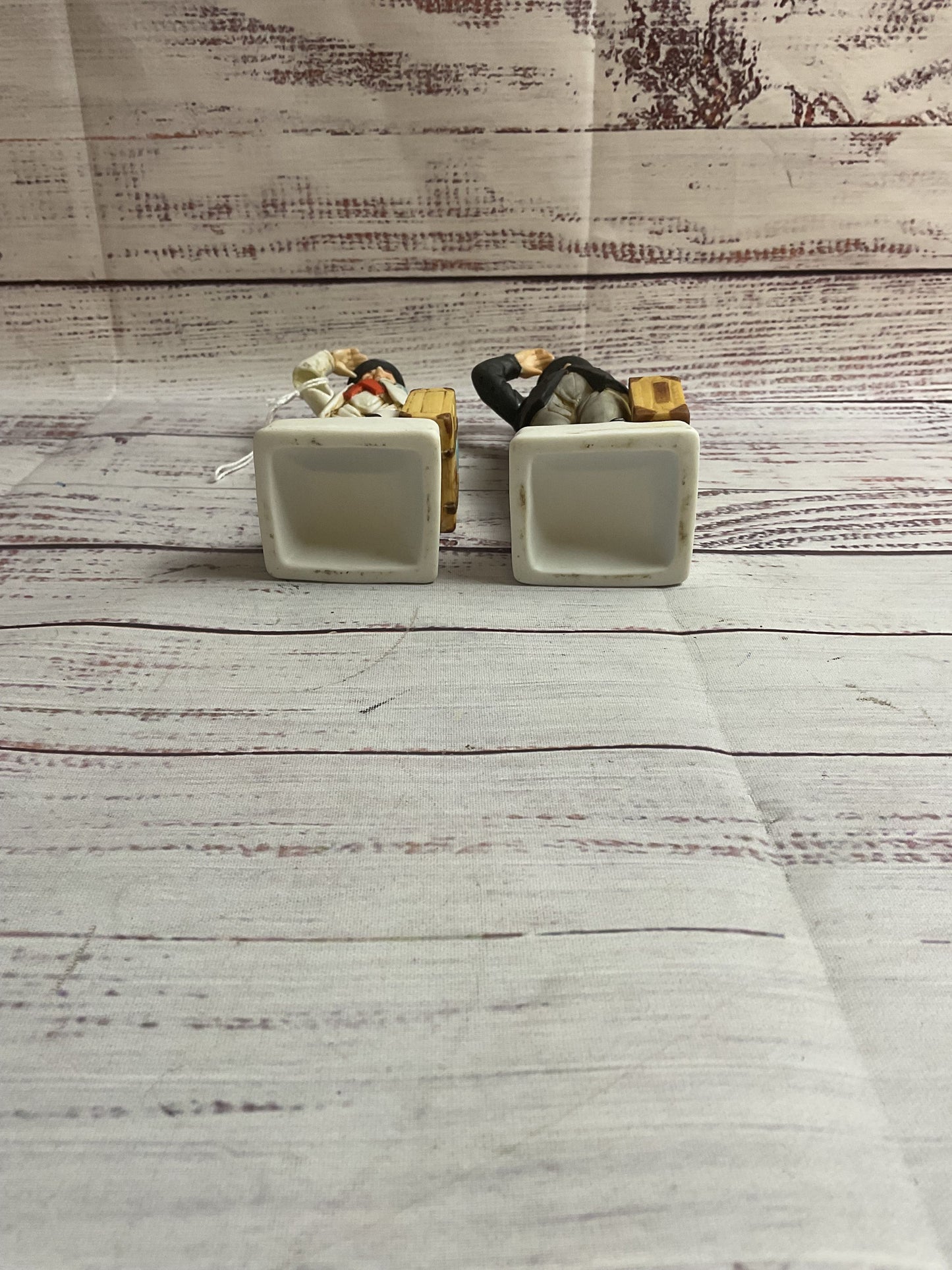 Laurel And Hardy Mbc Whiskey Mini Flasks Damaged