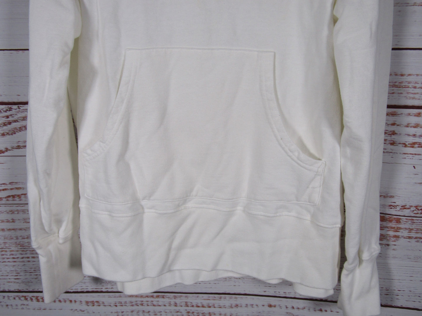 CP Shades Women's White Pullover Hoodie Sweater Size XS Made in The U.S.A.