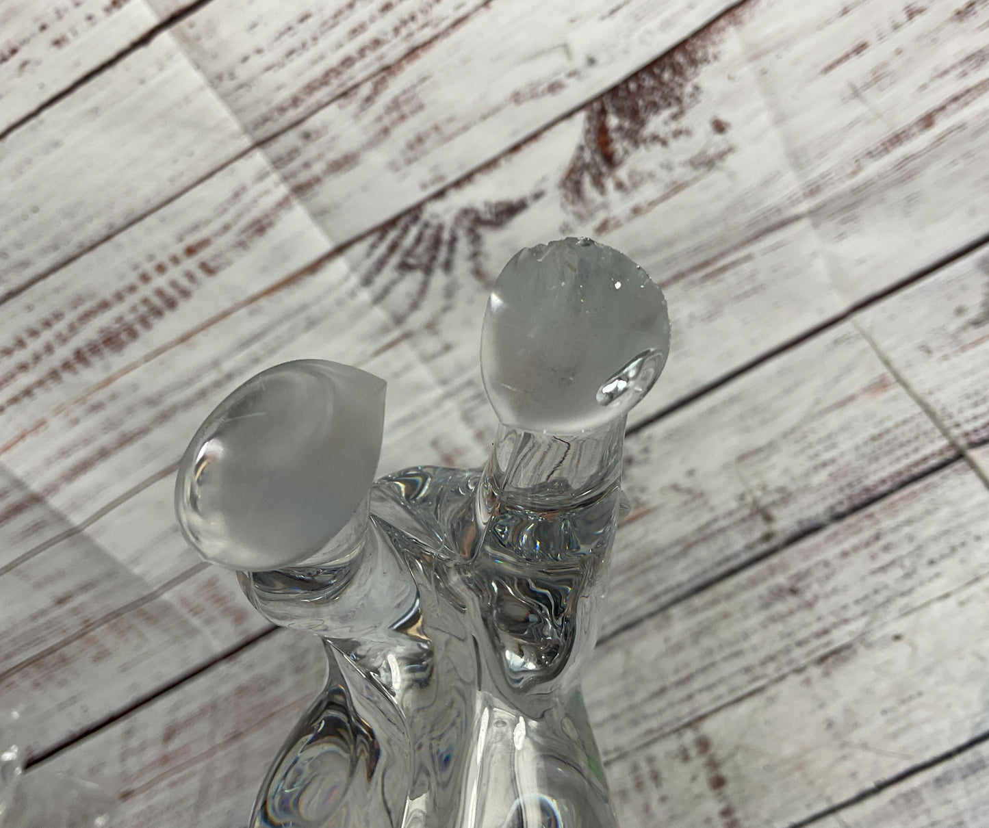 Modern Glass 7.5" Roaring Elephant Clear