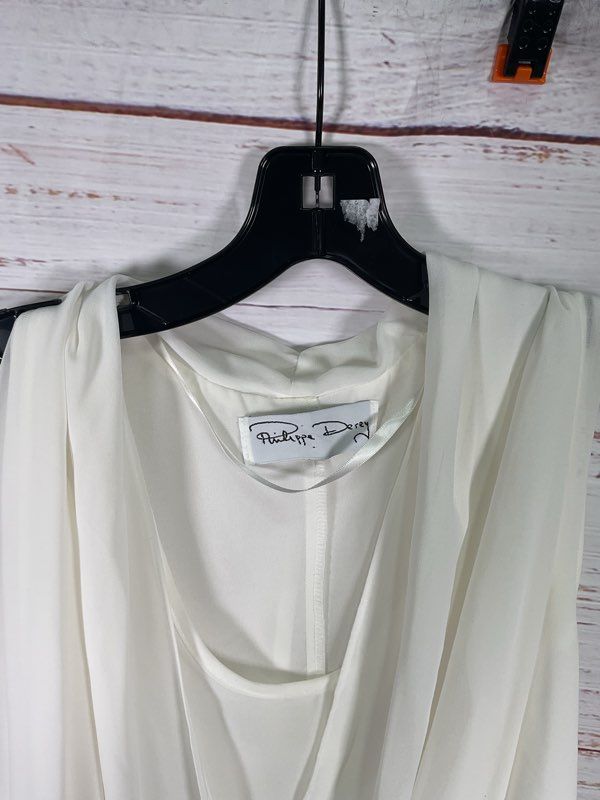 Philippe Derey Women's White Tank Top Size S Sleeveless