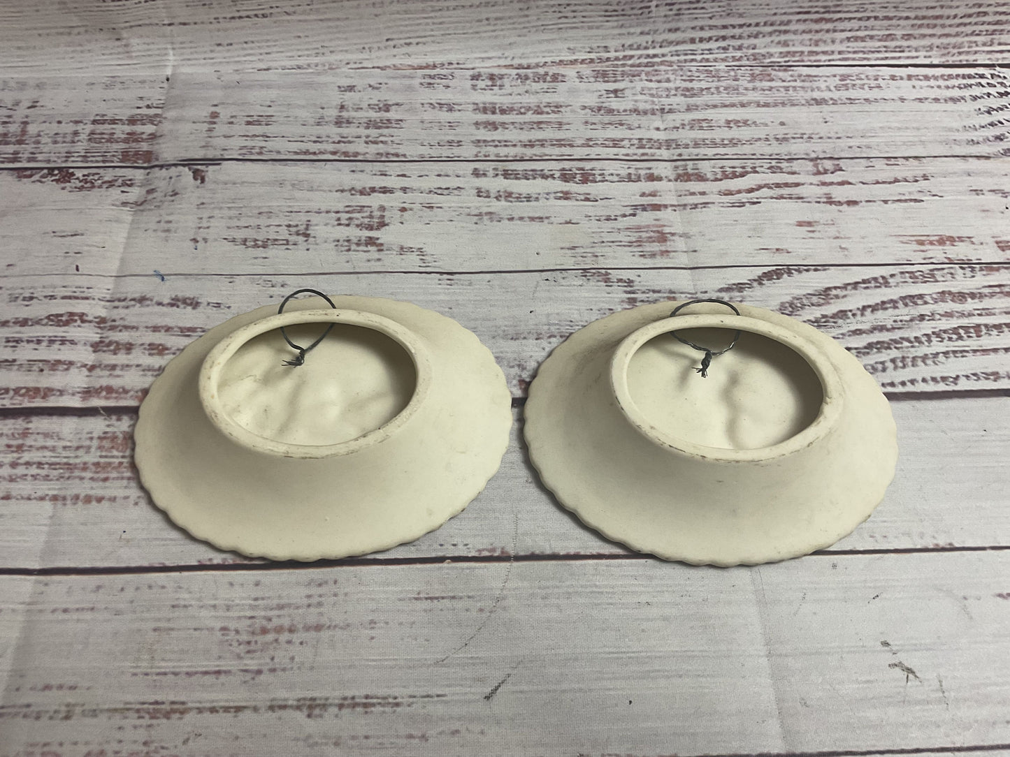 Wedgwood Set Of 2 Green Jasperware Trinket Dishes Wall Decor