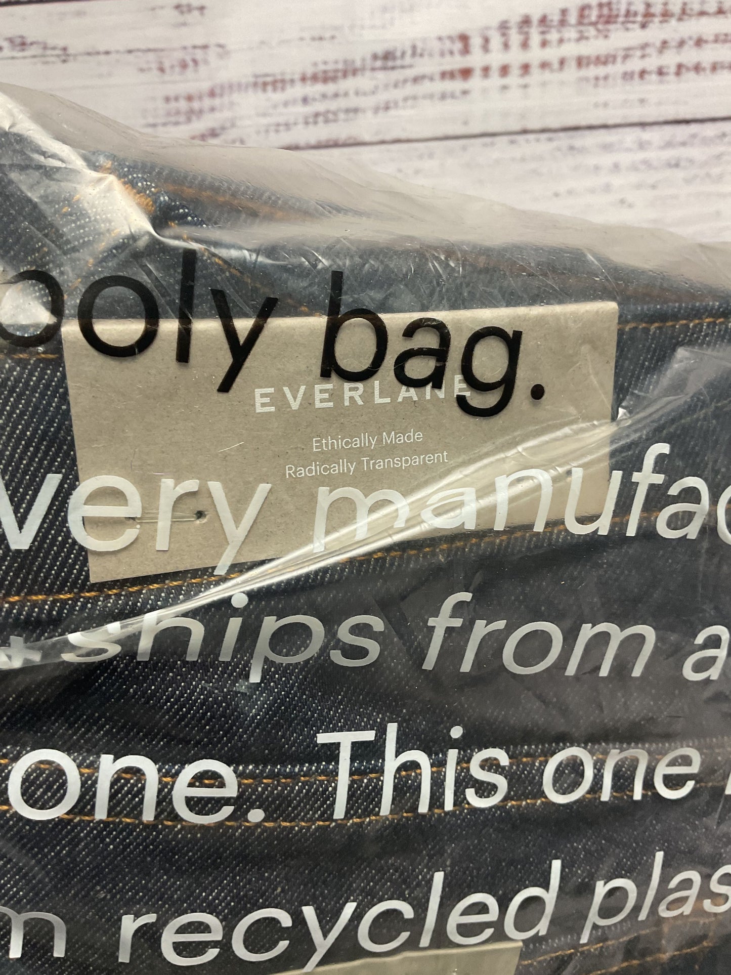 Everlane The Arc Jean High Rise Low Stretch Blue Jeans Pants Size 32 New Sealed