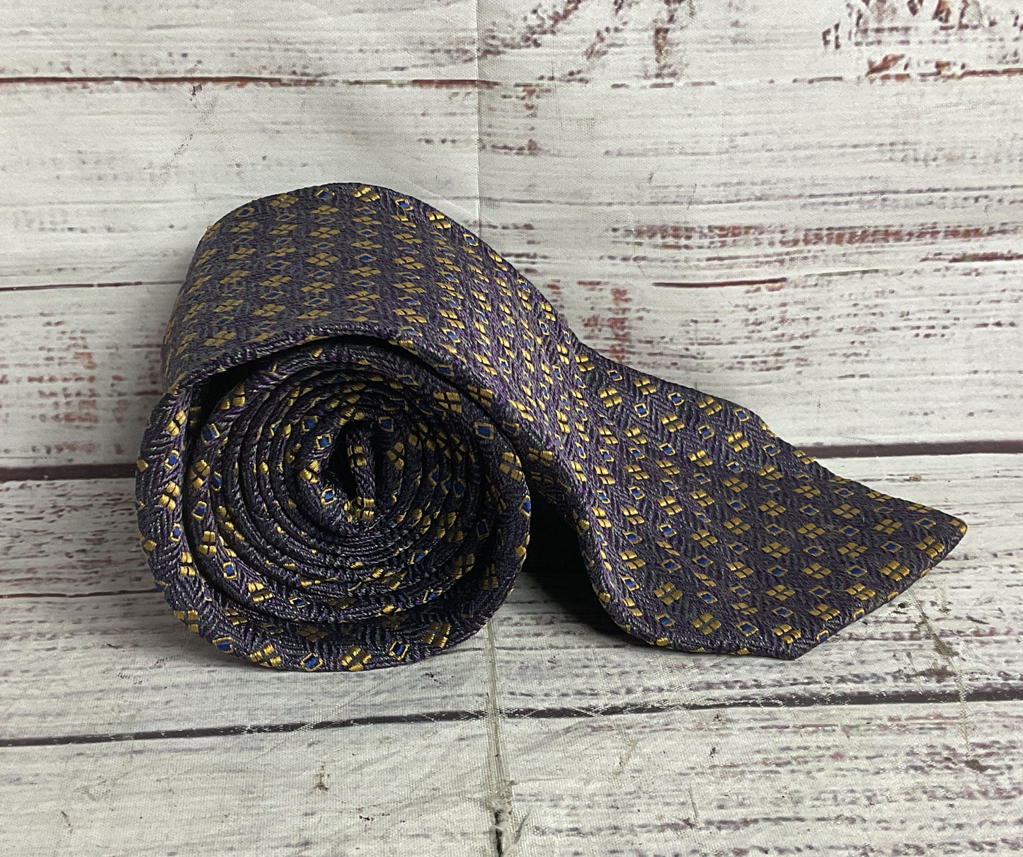 Valentino Geometric Patterned Tie Multicolor OS