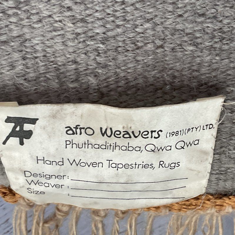 AFRO WEAVERS Wool Mallard Ducks Motif Hanging Tapestry- 42" x 69"