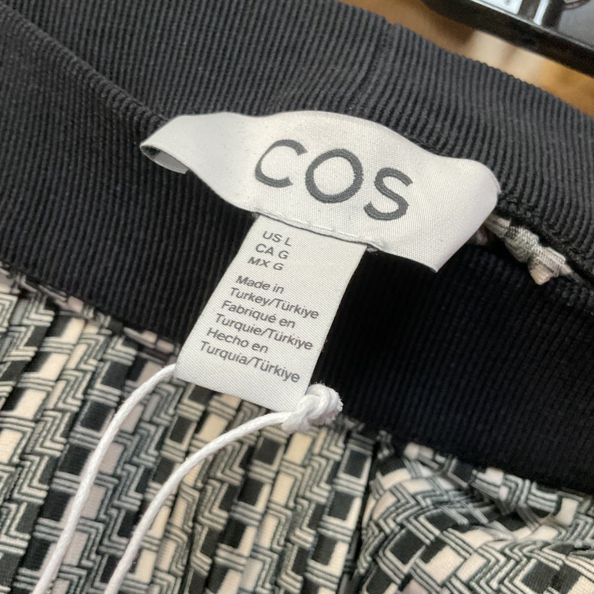 NWT COS Women's Wide Leg Elastic Waist Pants- SZ L