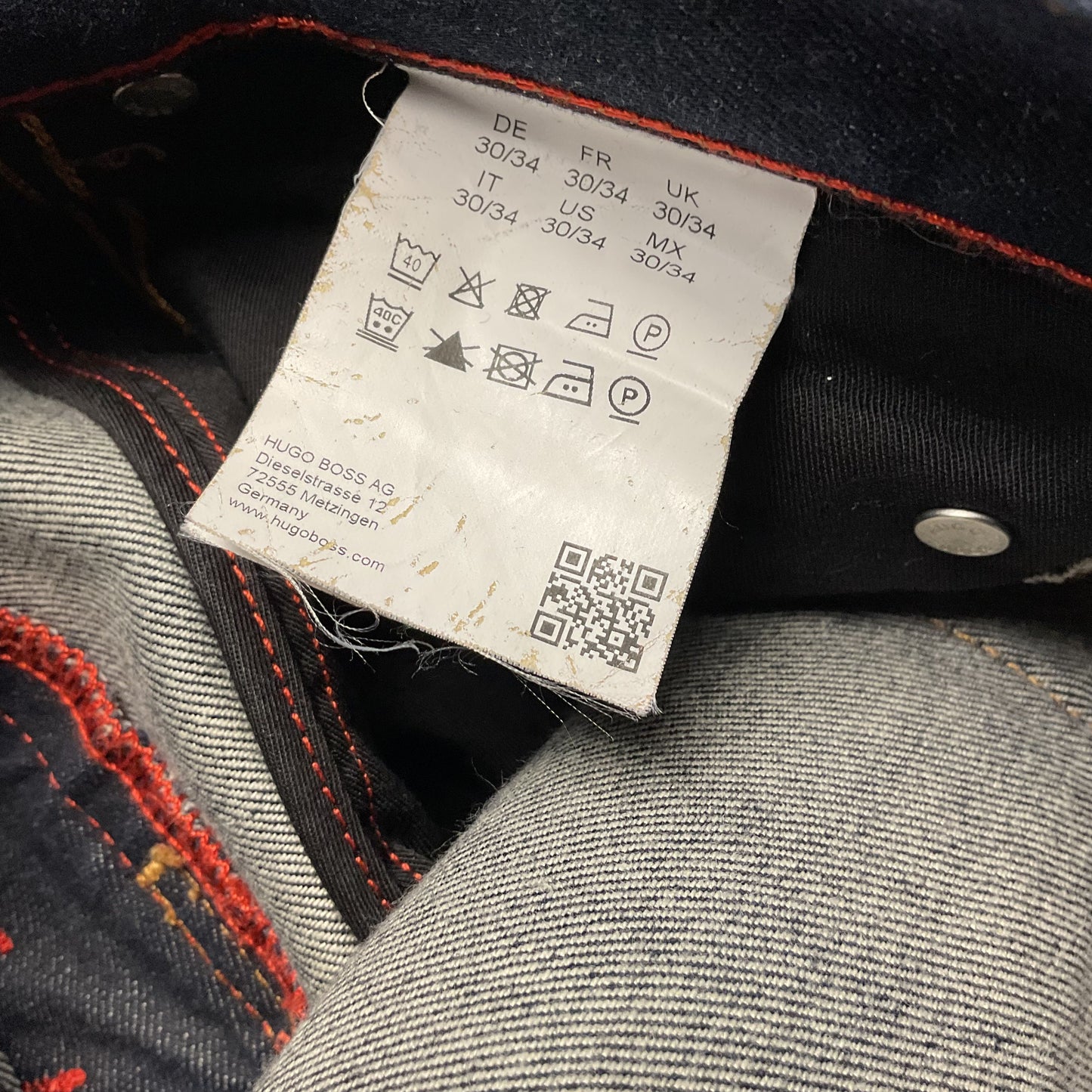 Hugo Boss Blue Denim Jeans Pants - Size 32x34