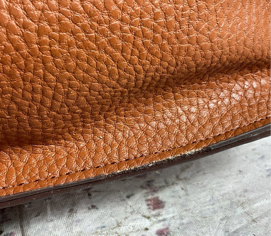 Anne Klein Ring Logo Convertible Shoulder Bag Saddle Brown
