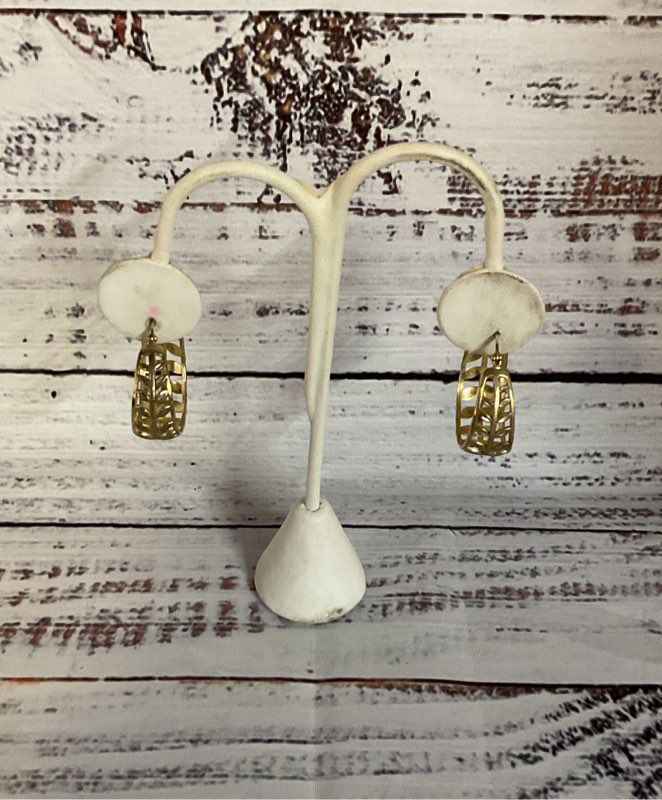 JCM Sterling Silver Gold Tone Earrings