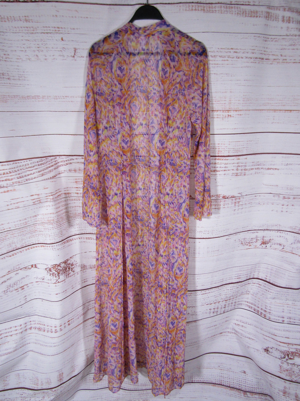 Savage x Fenty Cyber Cat Robe Women's Multi-Color Sheer Cover Up Robe Size S