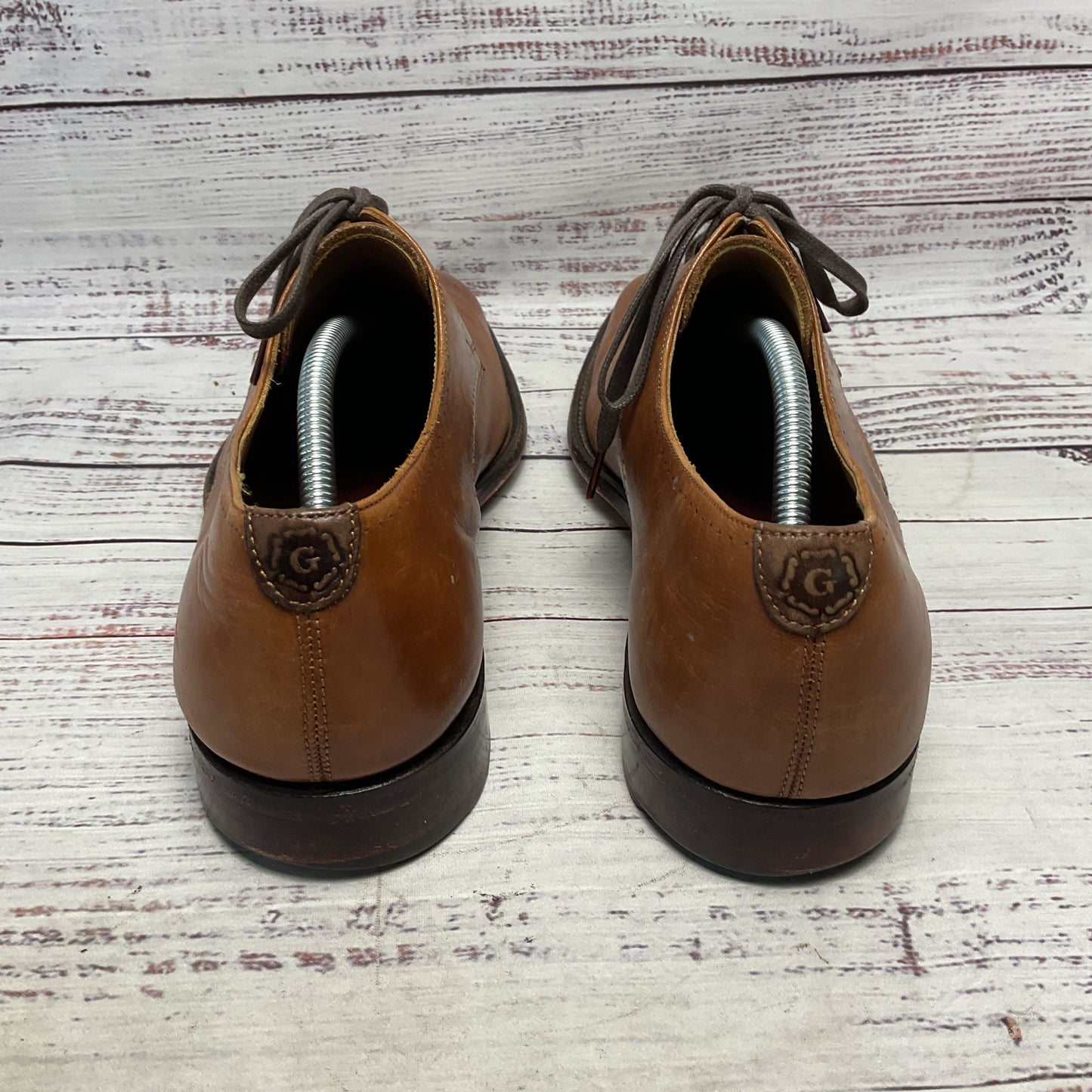 Grenson Brown Derby Dress Shoe Men 10