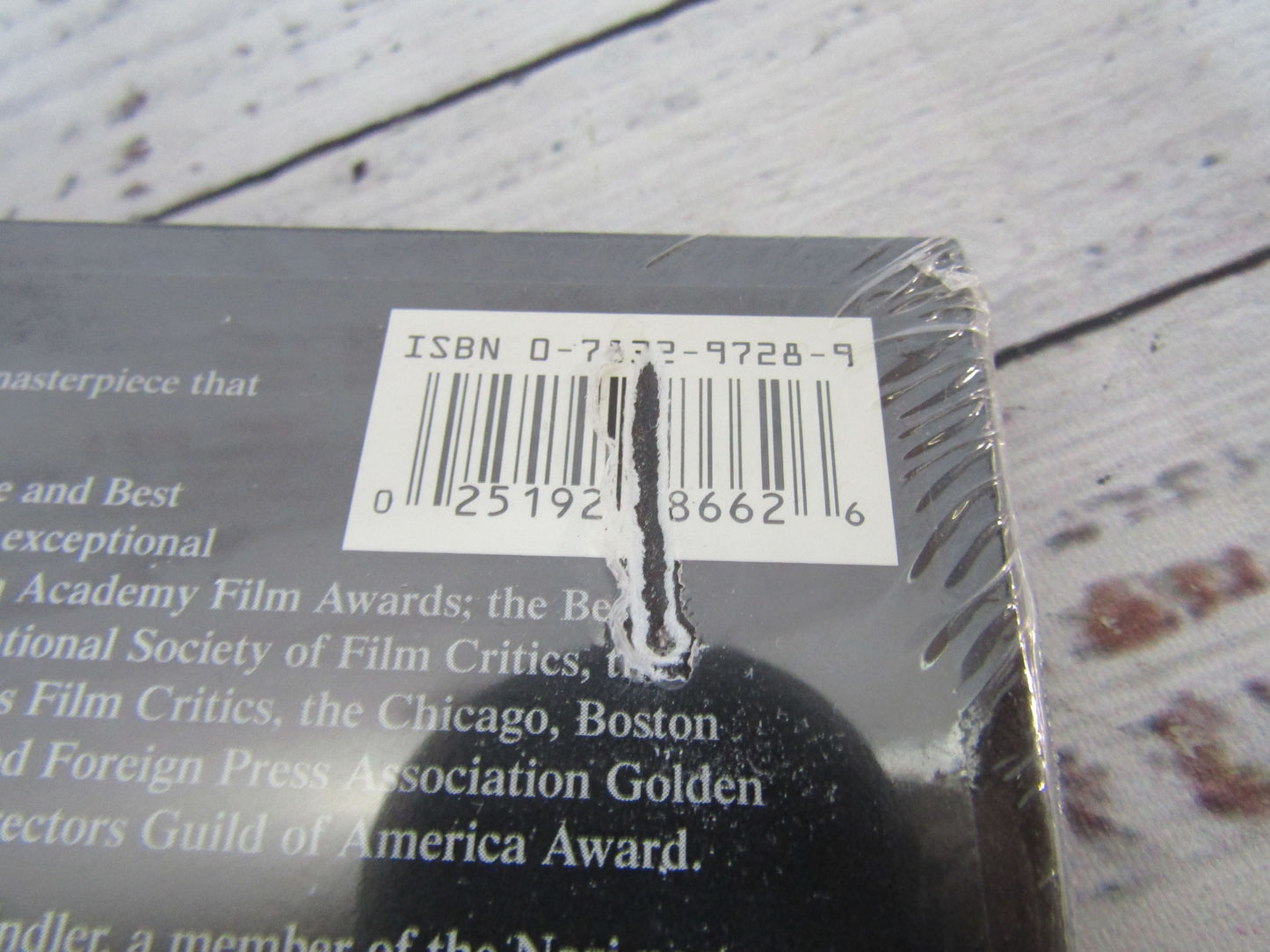 Schindler's List Limited Edition Collector's VHS Box Set & DVD