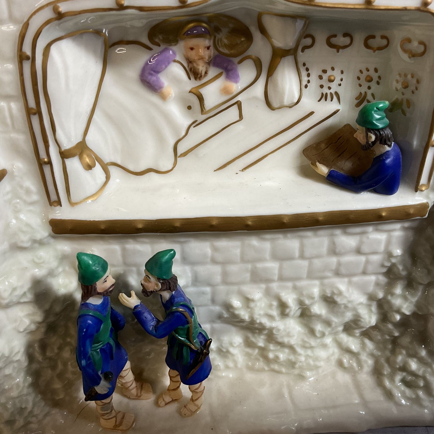 Judaica Purim Cookie Jar- MISSING LID