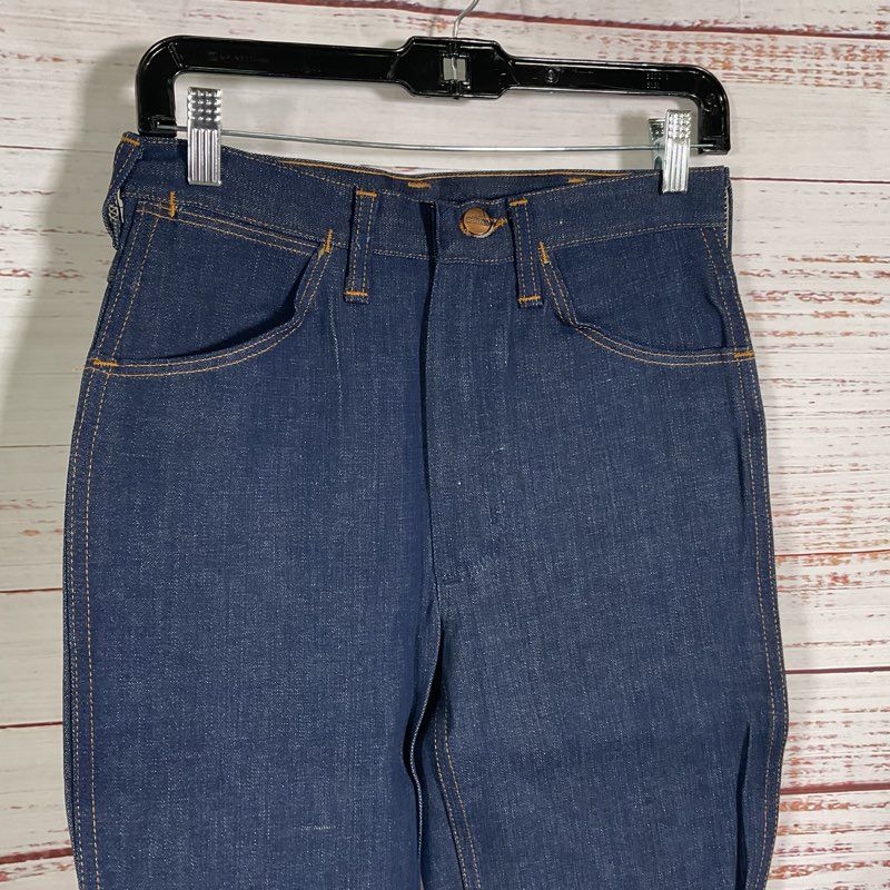 Vintage 80s Deadstock Wrangler 12 oz Straight Leg Regular Fit Jeans - Size 29x36