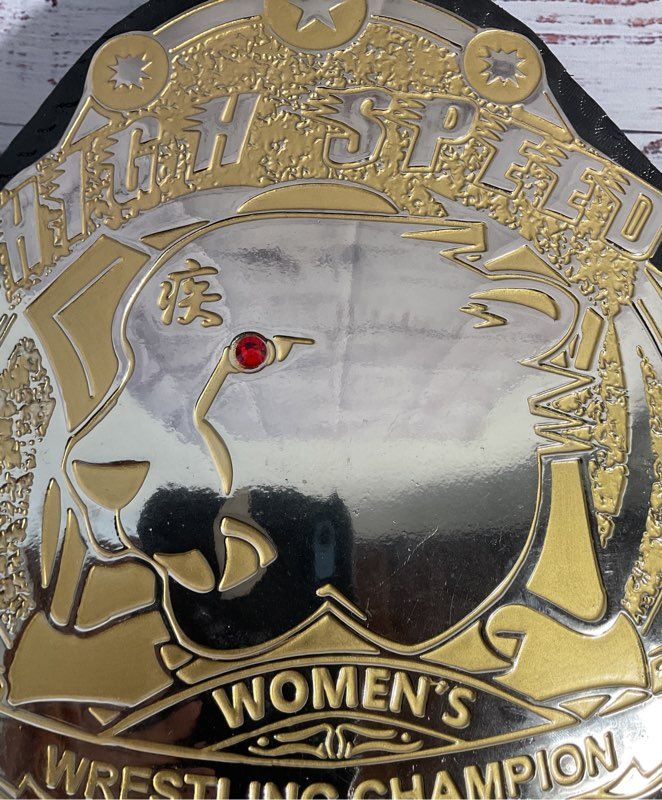 Neo Japan Ladies Pro Wrestling High Speed Championship Belt Azm Natsuki Taiyo