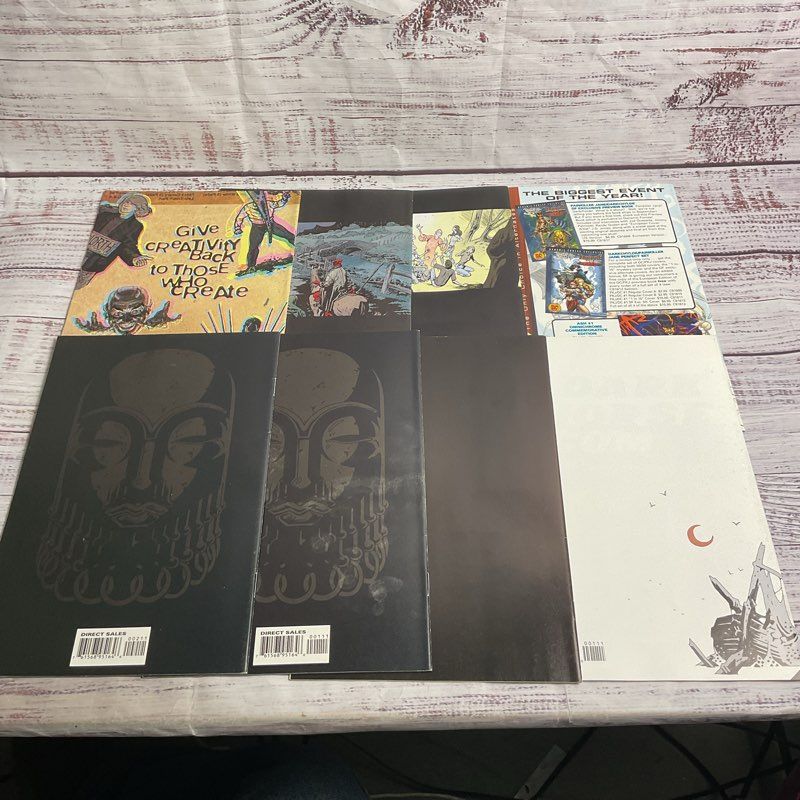 Hellboy 8 Pc. Mixed Dark Horse Comic Lot (DHP, Ghost, The Island, Wild Hunt+)