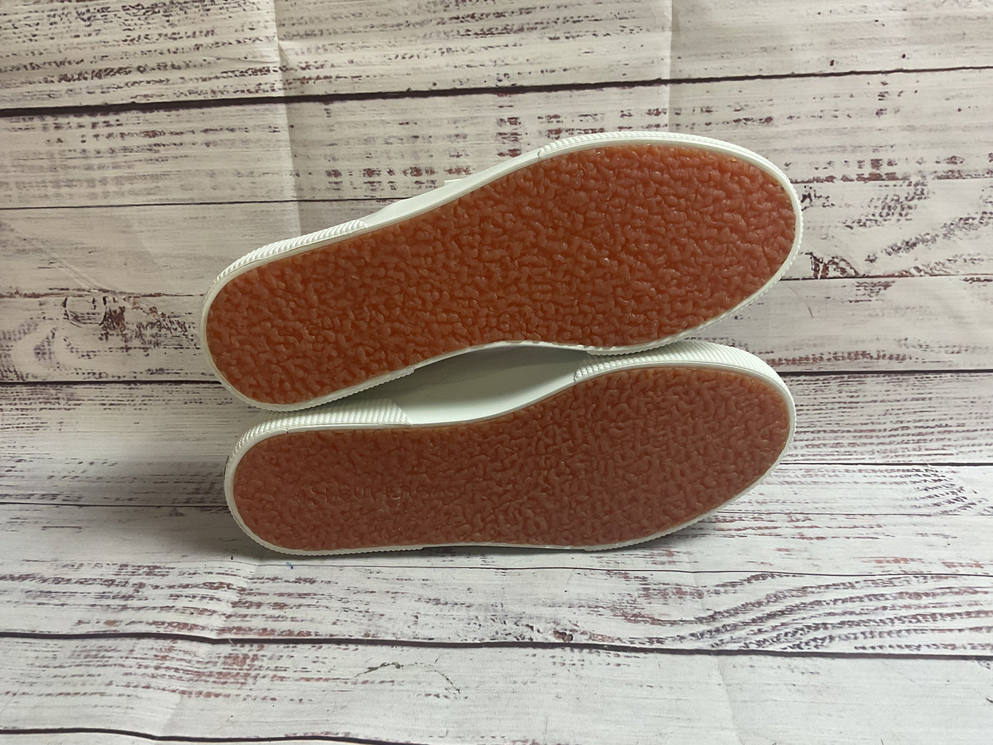 Superga 2740 Slipon White Platform Athletic Shoe Unisex Adults Size 39
