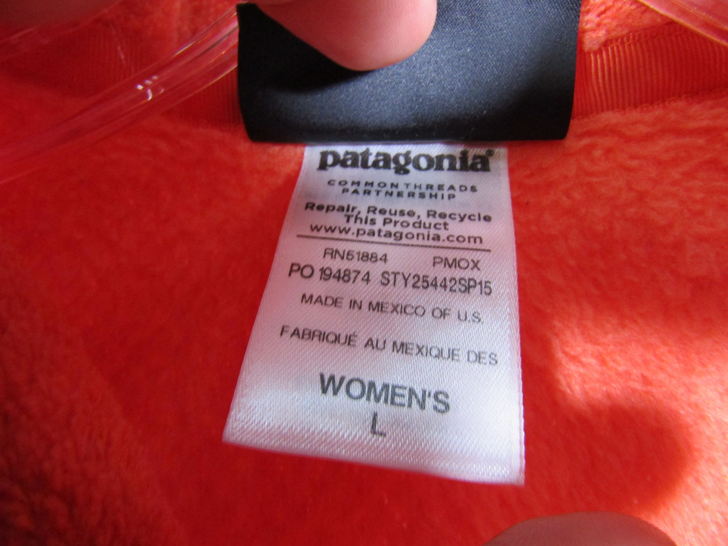Patagonia Women's Re-Tool Half-Snap Pullover Sweater Size L