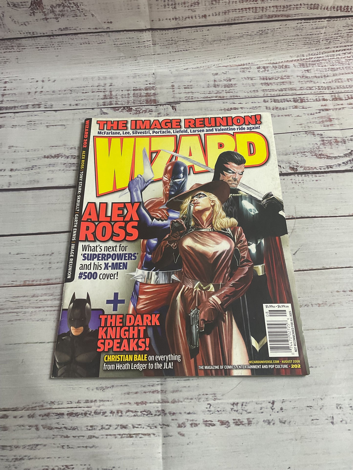 Lot Of 5 Wizard Superhero Movie Magazines