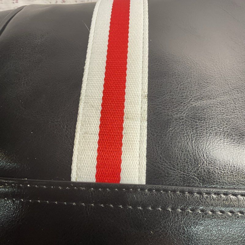 Netflix MVP New York City Black Leather Gym Duffel Bag Rare Employee Exclusive