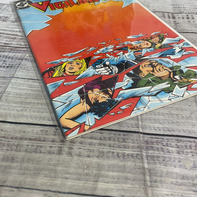 Lot Of 2 Vtg. Vigilante #17-18 Dc Comics Alan Moore 1984 Ungraded