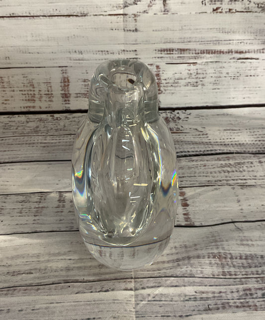 Kosta Boda Modern Gordan Warff Art Glass Vase Clear