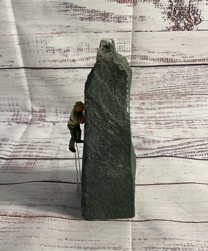 Diamond Sawn Slate Yewdale Lakeland Stone Crafts Rock Climber Decorative Piece