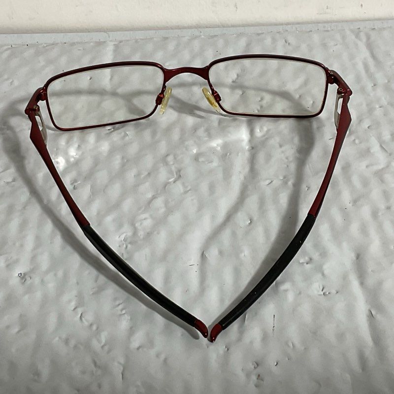 OAKLEY Mono Shock OX3098-0450 Brick Red Rectangle Eyeglasses FRAMES- 50[ ]18 137