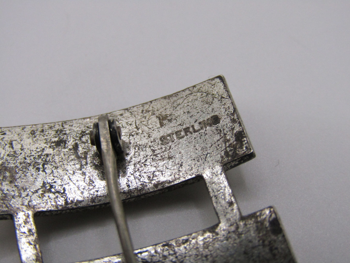 Vintage Shold-R-Form Sterling Silver Captain Rank Pin