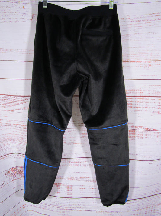 adidas Tyshawn Men's Black Velour Track Pants Size XS HN1843