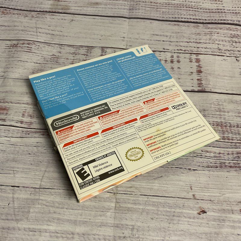 Nintendo Wii Sports 2006-2007 Game Disc & Manual in Paper Case