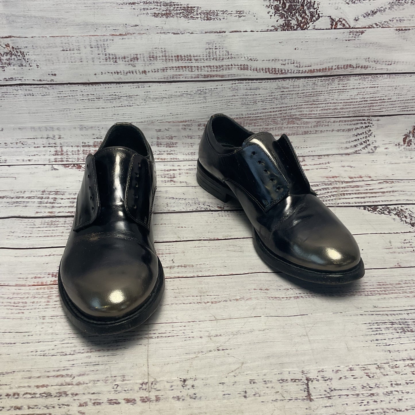 Officine Creative Metallic Leather Derby Dress Shoe Women Size 6