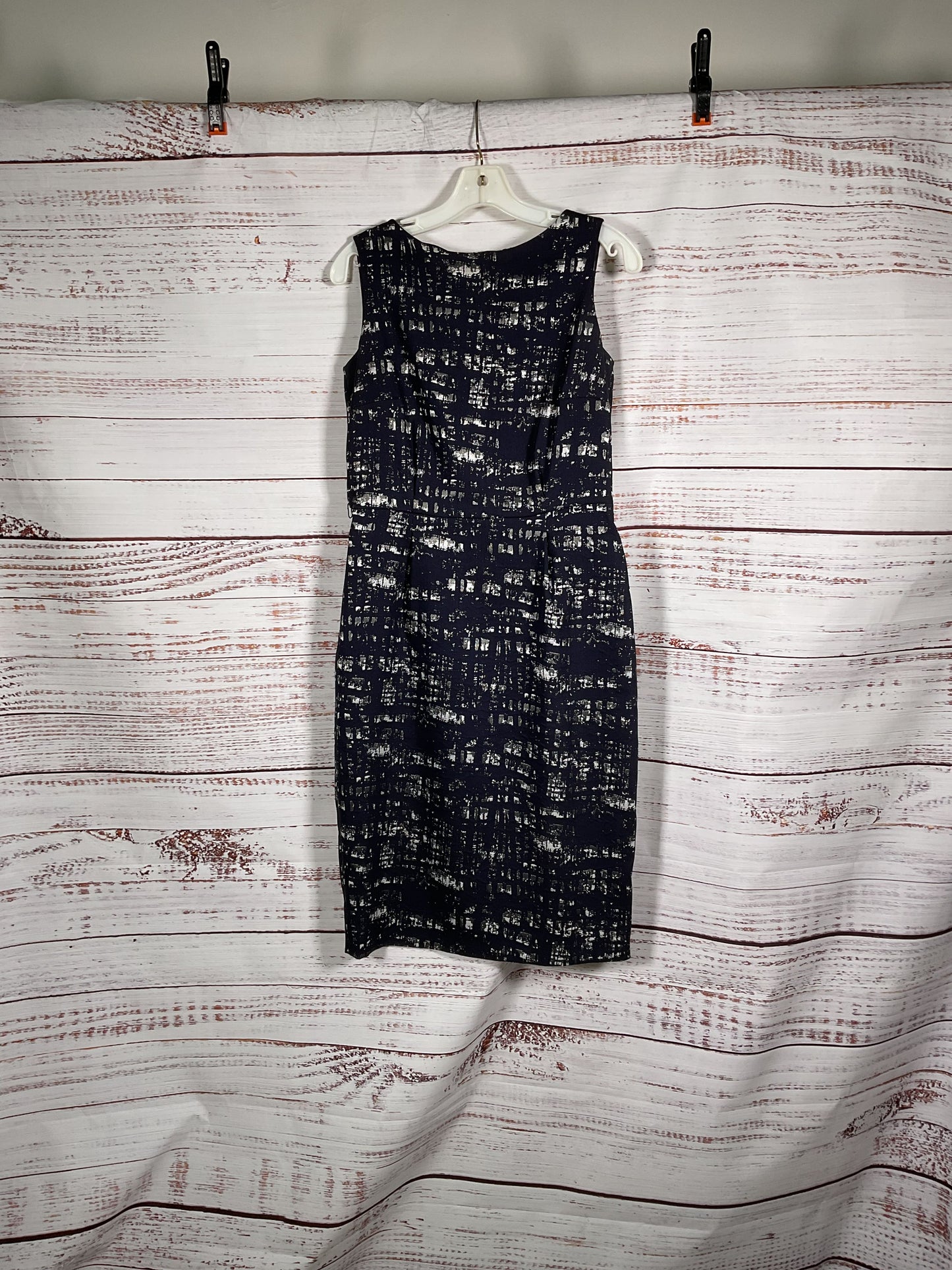 Max Mara Black Patterned Casual Dress - Size 10
