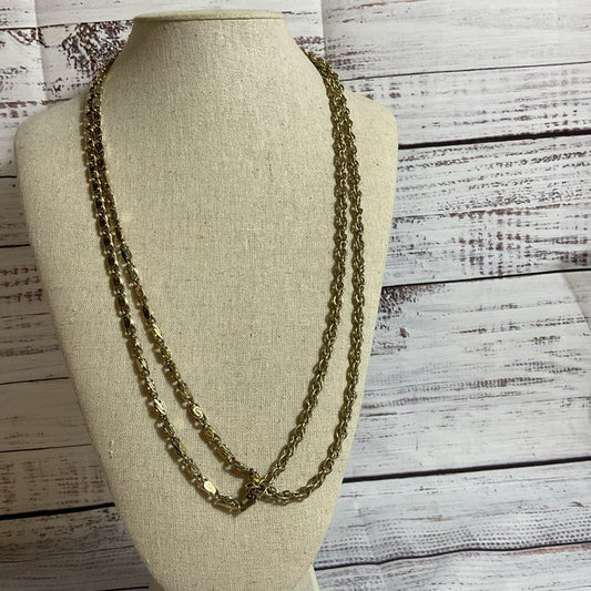 VTG. CORO Two Strand Chain Necklace- 30"