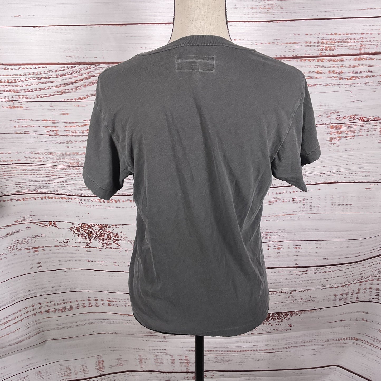 The Great. Brand Grey Round Neck Short Sleeve T-Shirt - Size 2