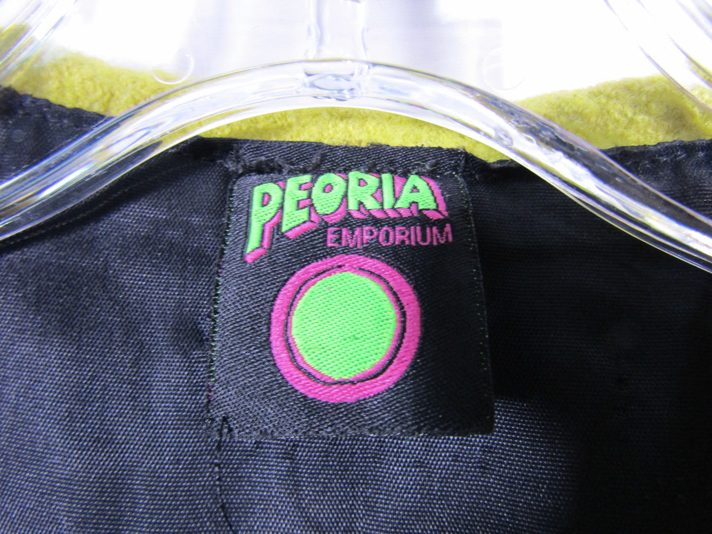 Peoria Emporium Women's Yellow Poncho Cape Jacket Size L