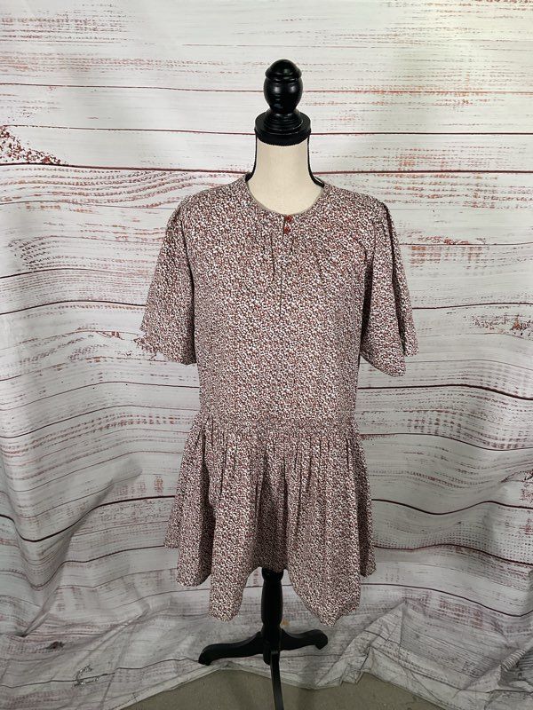 Apiece Apart Women's Short Sleeve Mini Dress Multicolor Size M