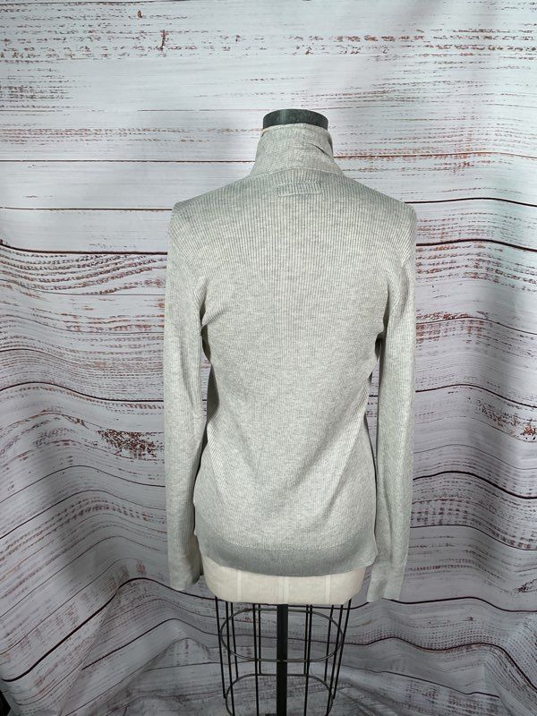 ALL SAINTS Women's Grey Nomo Open Wool Blend Cardigan Size Small