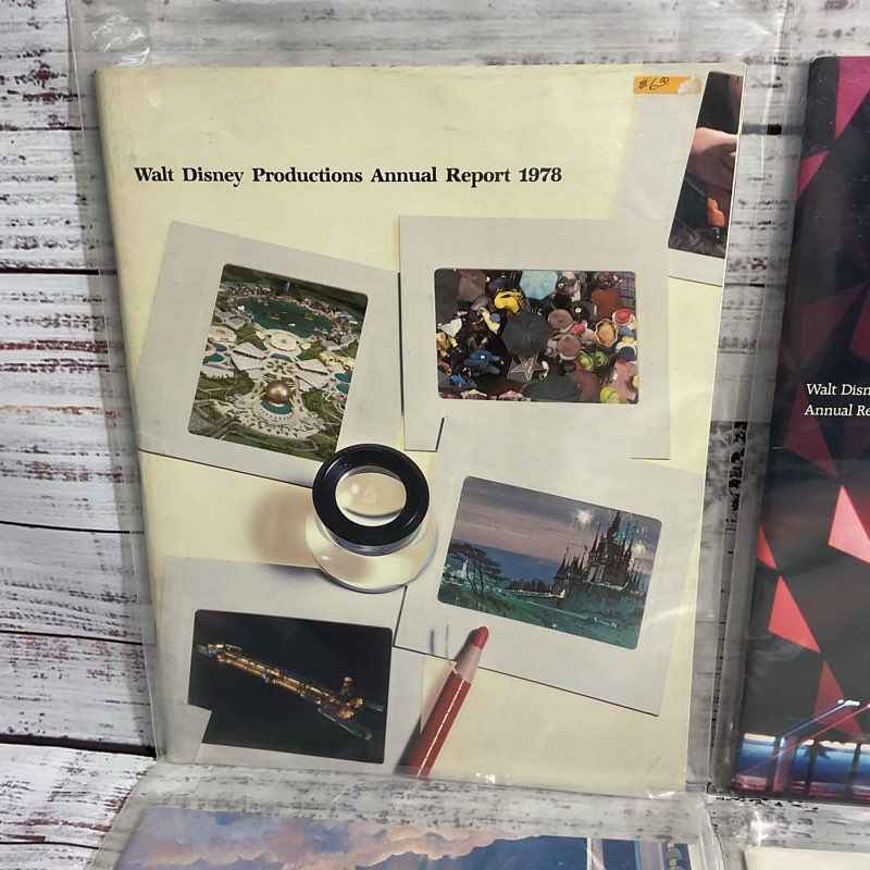 Lot Of 4 Vintage Walt Disney Productions Annual Reports 1979 1982 1983 2984