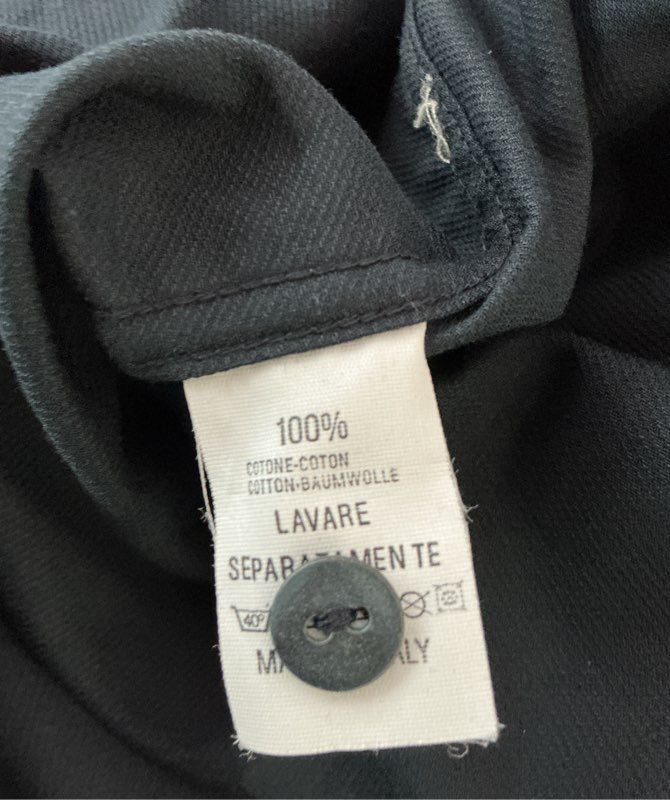 Women's Industria Made in Italy Blue Cotton Button Down Size 40/S