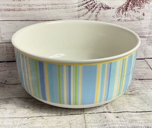 Villeroy & Boch Twist Candy Pattern 9" Serving Vegetable Bowl Multicolor