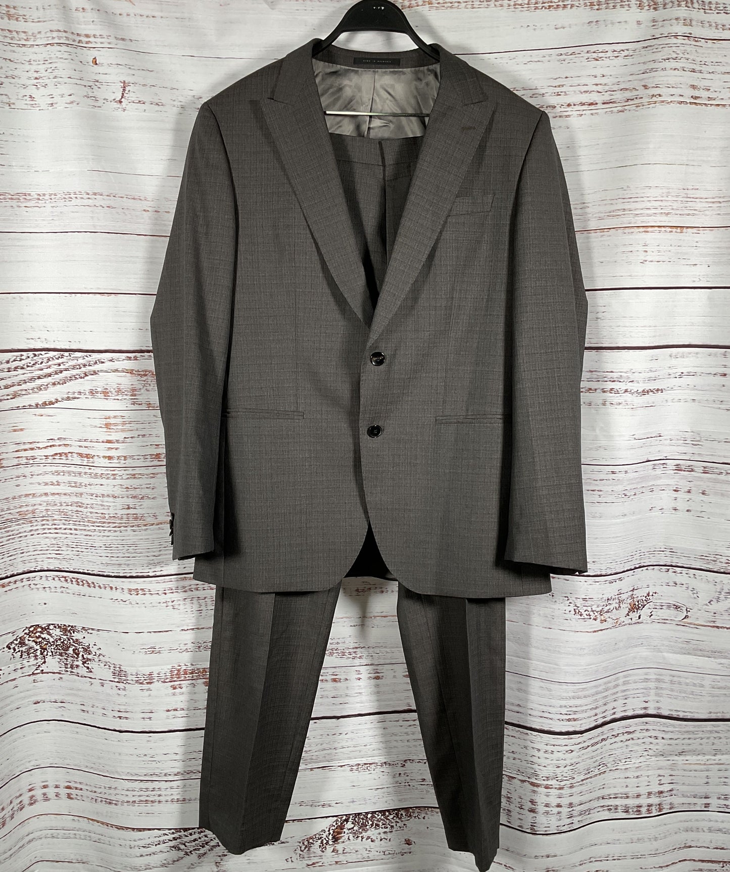 Hugo Boss Super 110 Reda Suit Set Gray 42R