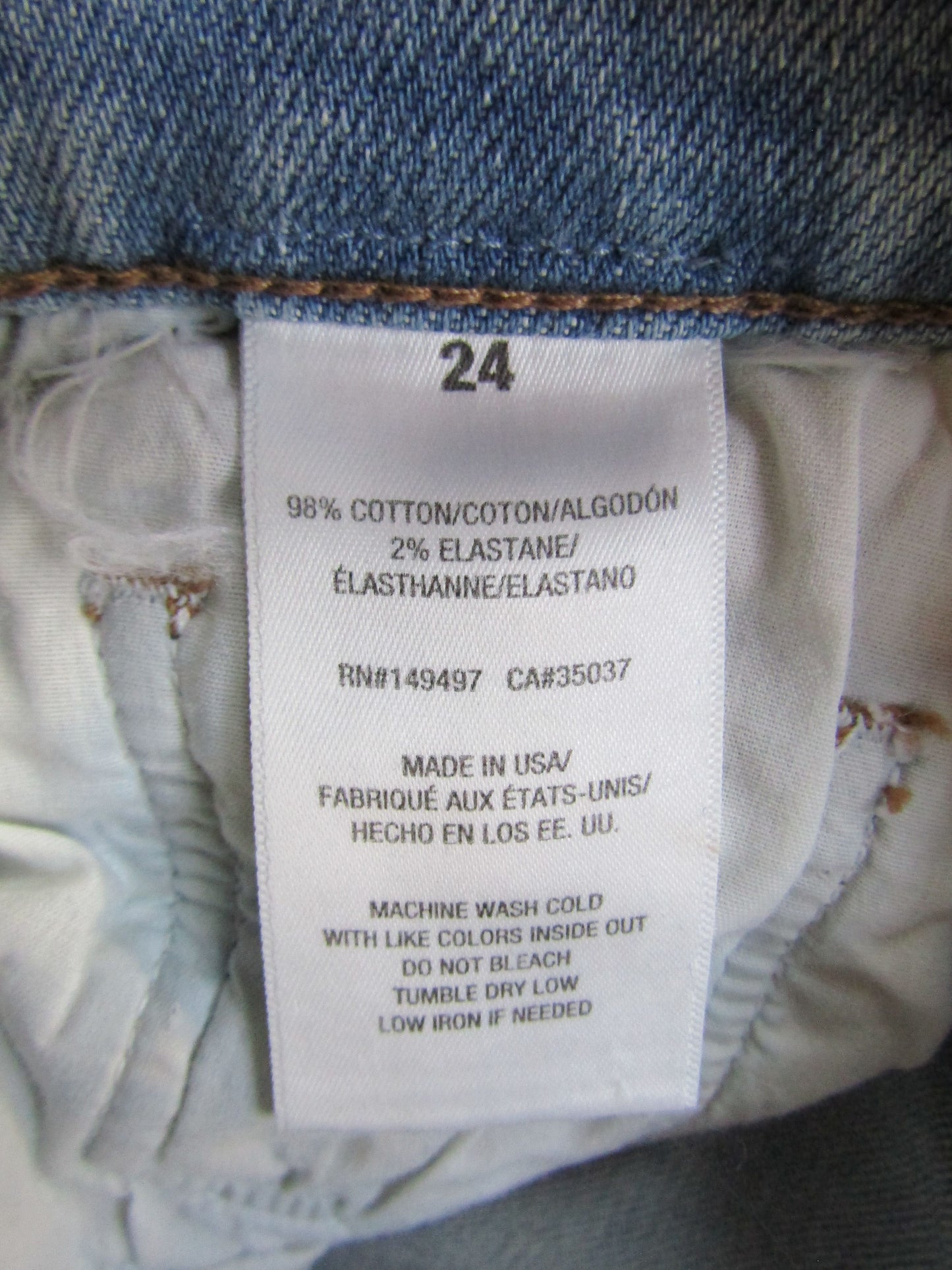 Favorite Daughter Women's Distressed Blue Denim Jeans Size 24