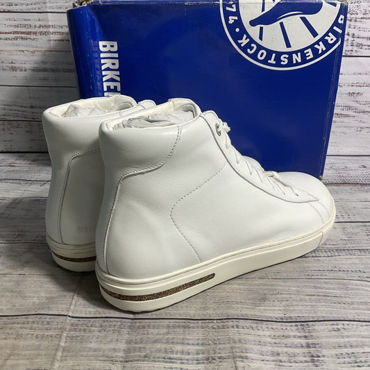 Birkenstock Bend Mid White Leather Sneaker Men's 7/Women's 9 US