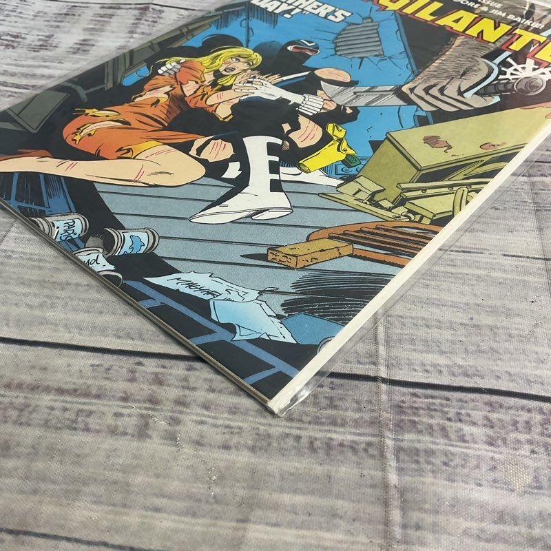 Lot Of 2 Vtg. Vigilante #17-18 Dc Comics Alan Moore 1984 Ungraded