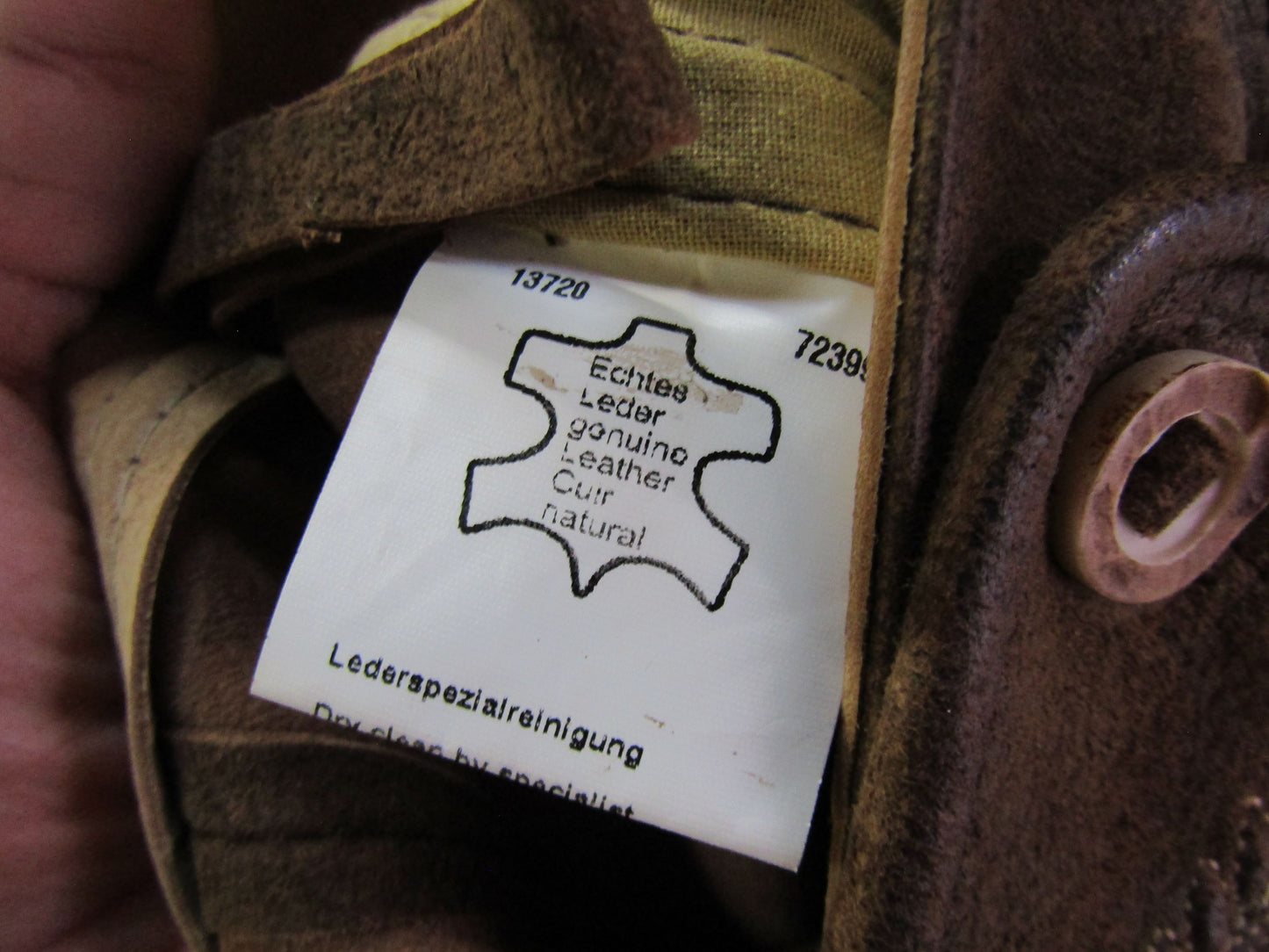 Wesnwuid Stockholm Men's Brown Suede Lederhosen Size 40