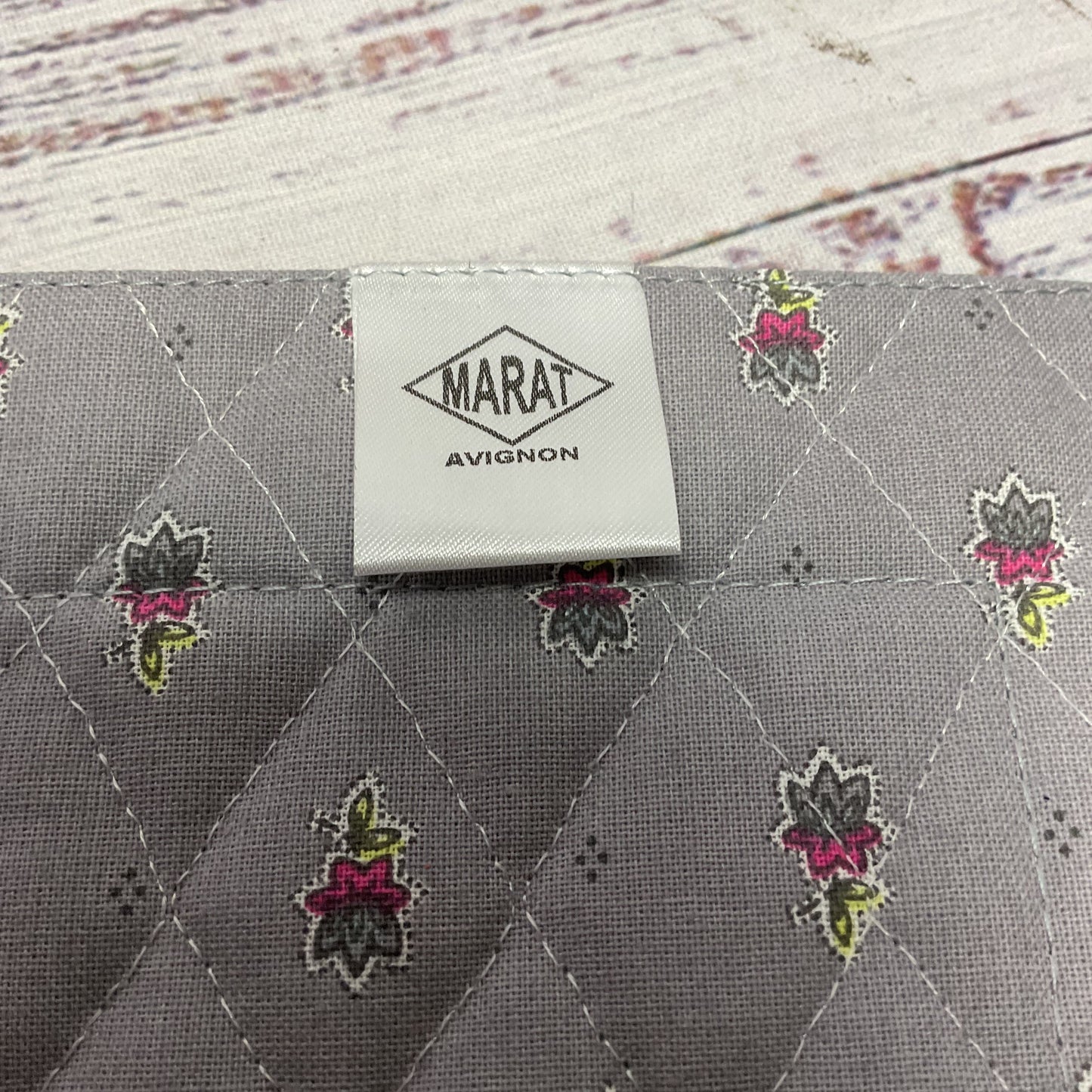 Marat Avignon French Cotton Quilted Coaster Lots of 4 5.5"